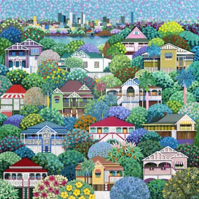 A Dash of Lime - Painting Brisbane Cityscape
