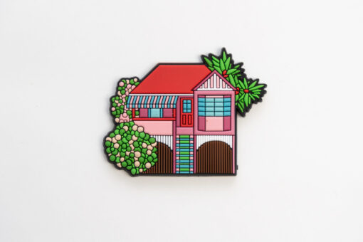 Magnet - East Brisbane House - on White Background