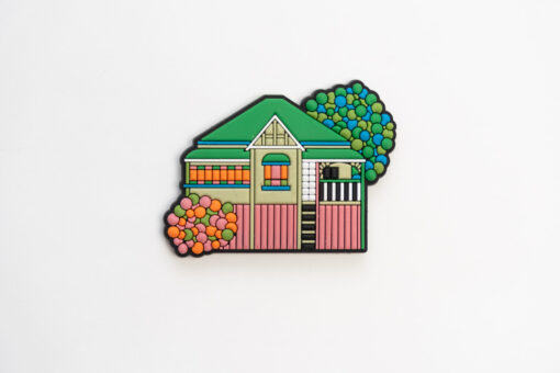 Magnet - Morningside House - on White Background