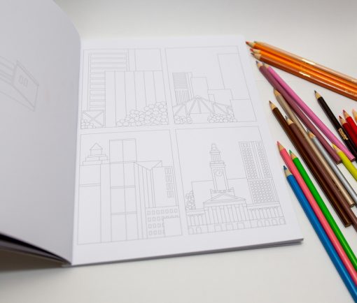 Colouring Book with Pencils