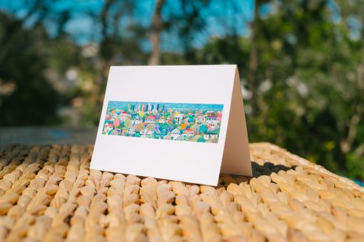Brisbane Confetti with a Violet Blush A6 Card