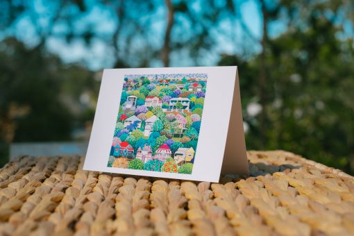 Tangerine Palms A6 Card