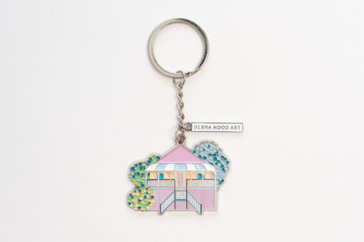 Key Ring - Bungalow Front - on white background