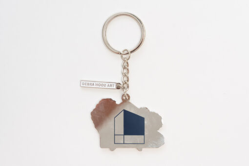 Key Tag - Bungalow Back on white background