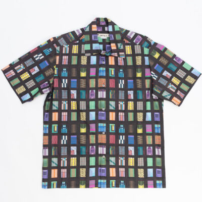 QLD Dress Shirt - CBD Blocks on White Background