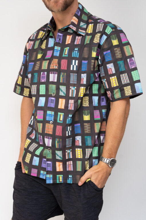 QLD Dress Shirt - CBD Blocks Side