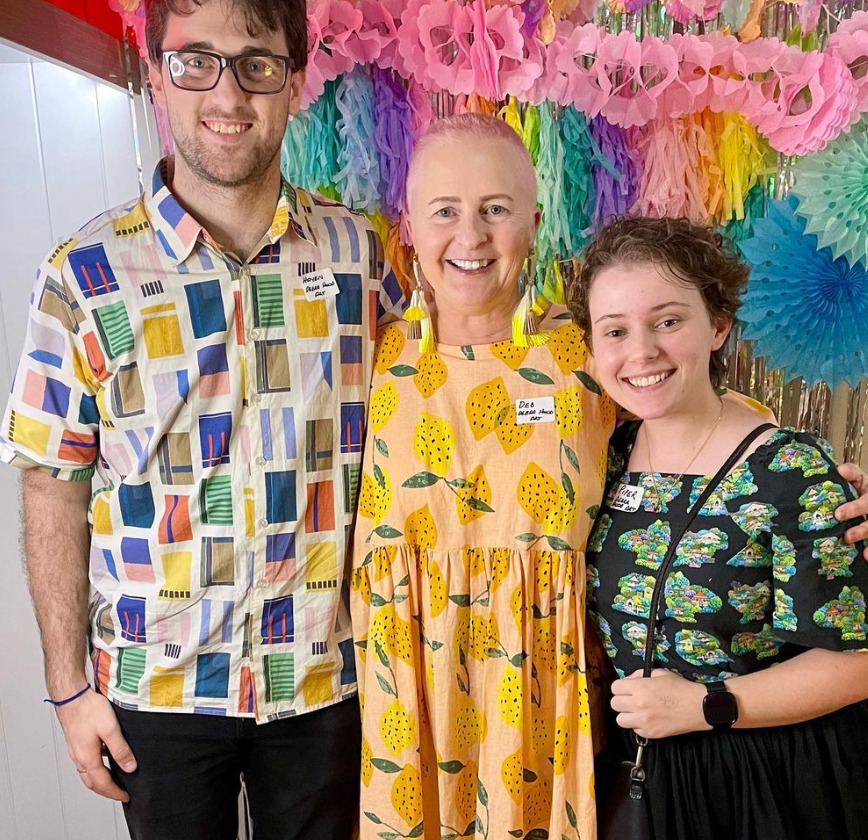 Hayden, Debra and Piper at the Thousand Island Dressing 20th birthday celebration