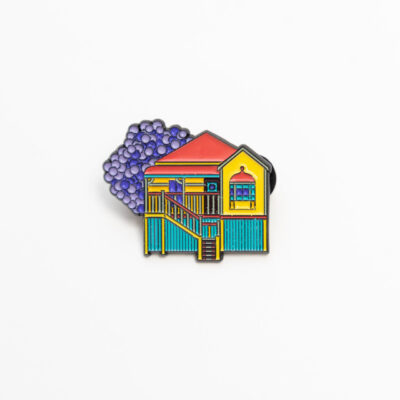 Enamel Pin - Red Hill House - on white background