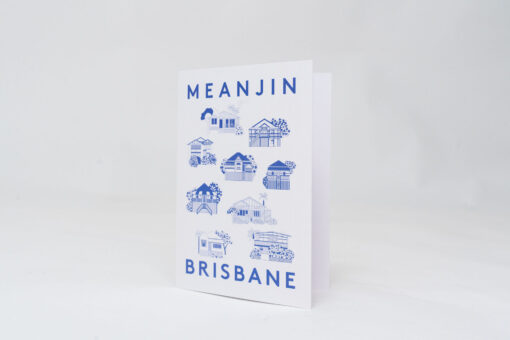 A6 Card Meanjin Blue