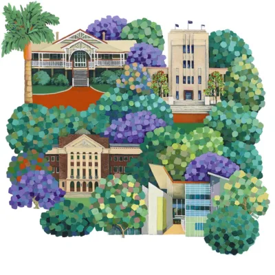 UQ Confetti by Debra Hood Art